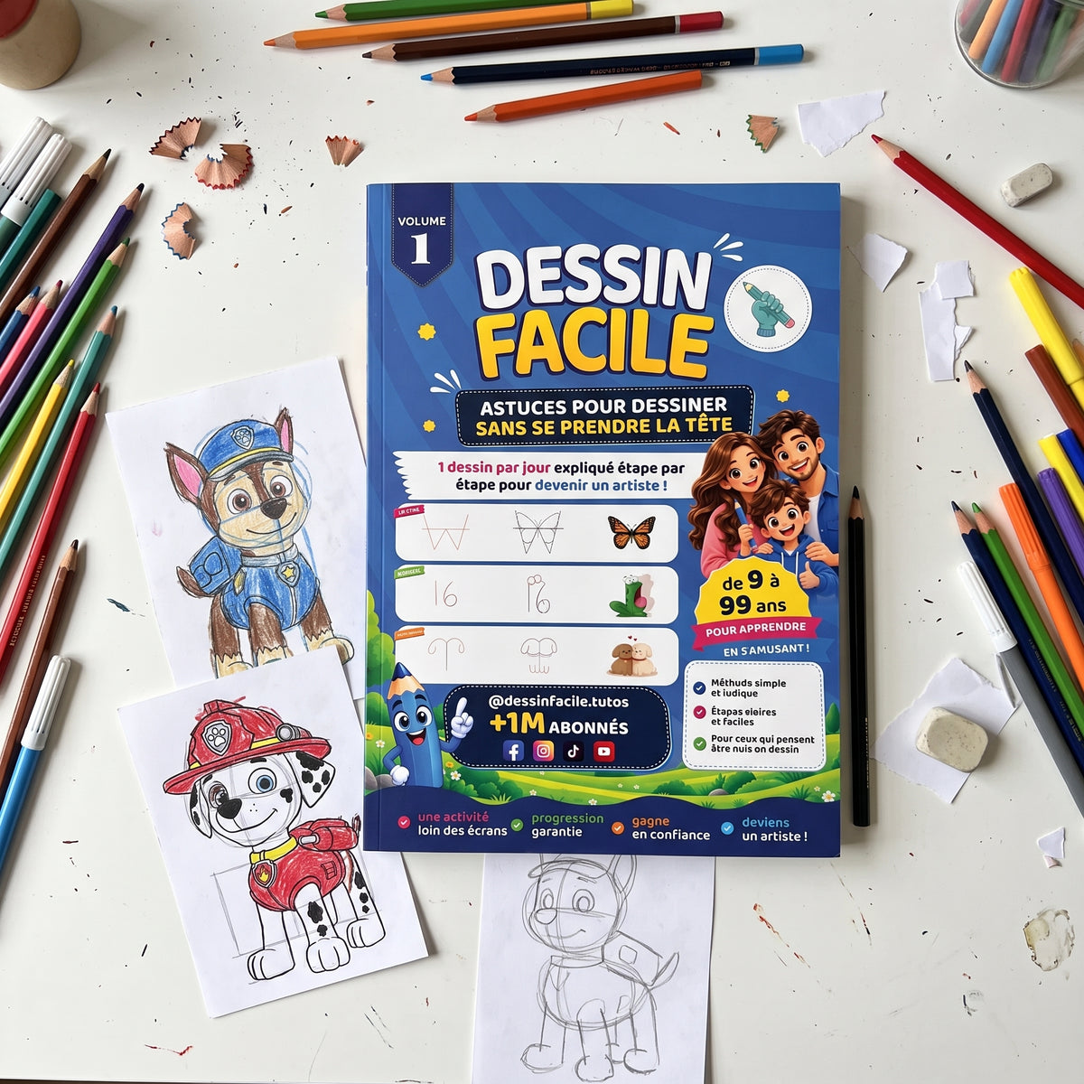 Dessin Facile vol. 1 - Astuces pour dessiner sans se prendre la tête !