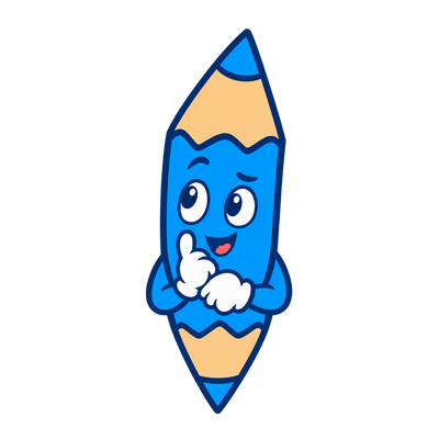 Arty, la mascotte crayon de Dessin Facile