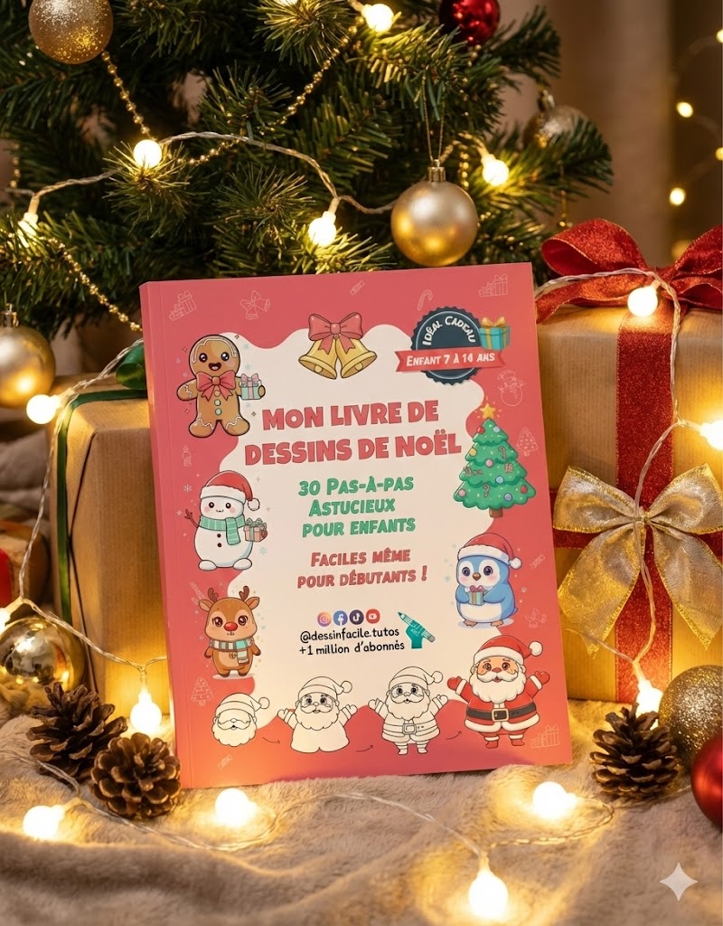 [DISPARAIT APRES NOEL] Dessins de Noël - 30 pas-à-pas astucieux pour enfants ! de 7 à 14 ans